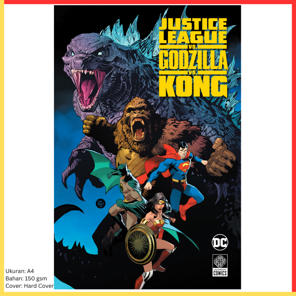 Buku Komik DC Vs Godzilla vs Kong Omnibus TP Hard Cover