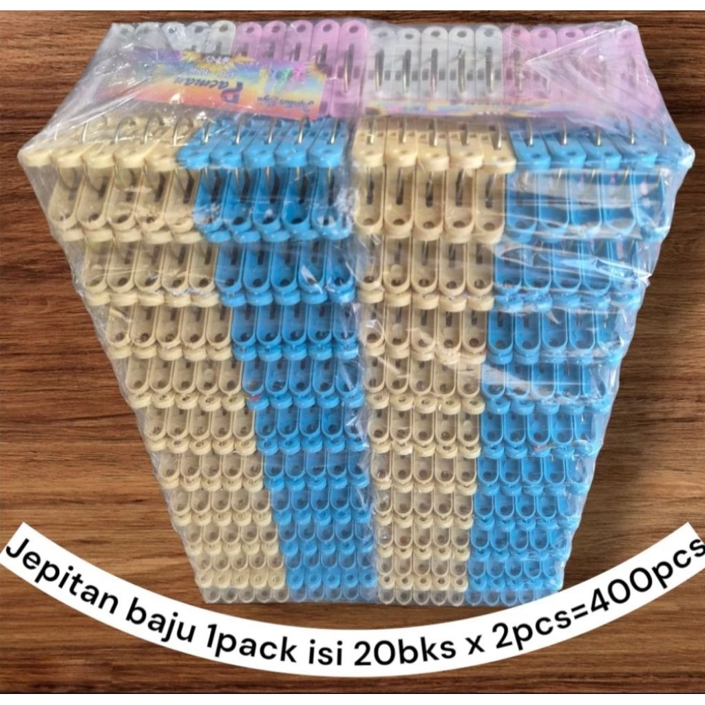 GROSIR JEPIT BAJU/JEMURAN 1BAL 20 PAK/400 PCS