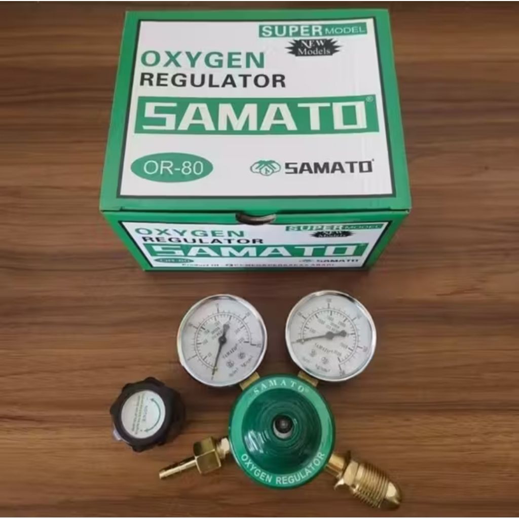 Regulator Oxygen Samato Regulator Oksigen Tabung Las O2 regulator las oksigen