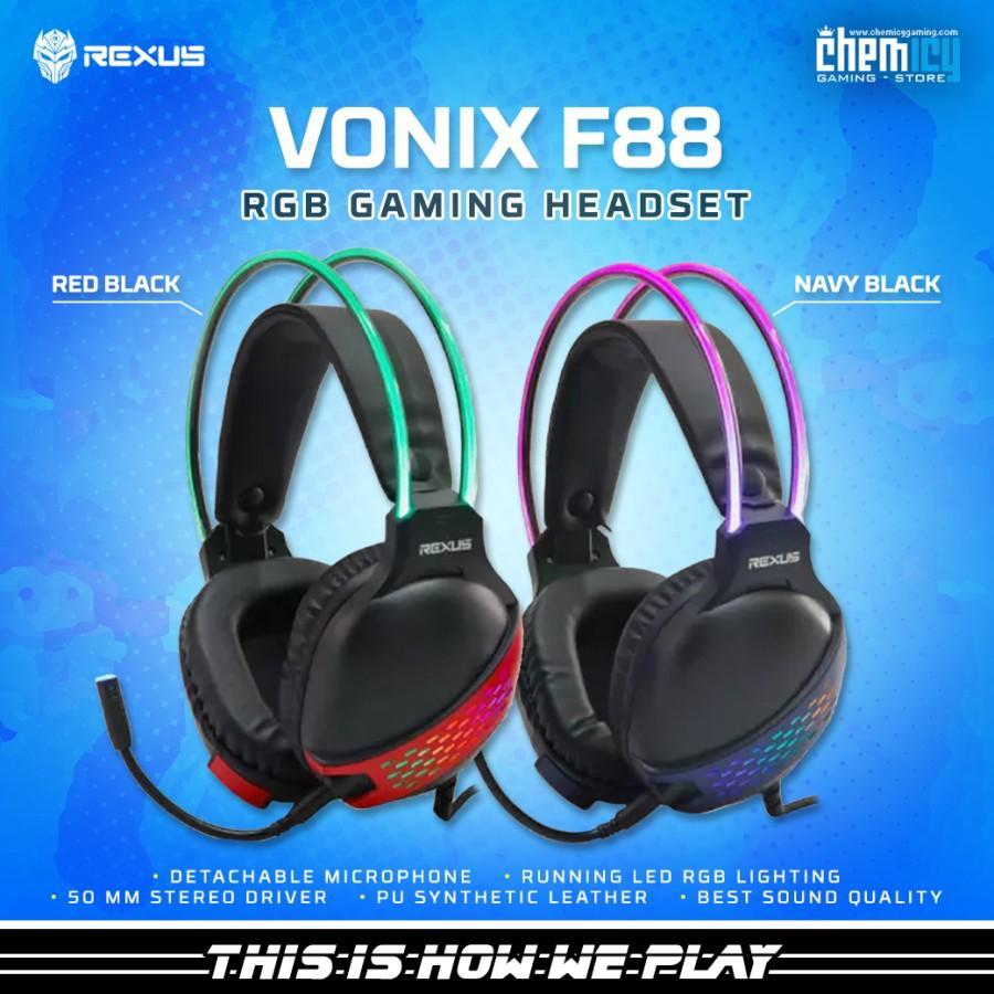 Rexus Vonix F88 RGB Gaming Headset