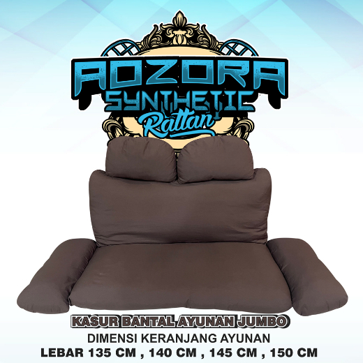 Bantal Kasur Sofa Jumbo Ayunan Gantung Rotan Sintetis Universal Jumbo Uk 140 Uk 150 Uk 160