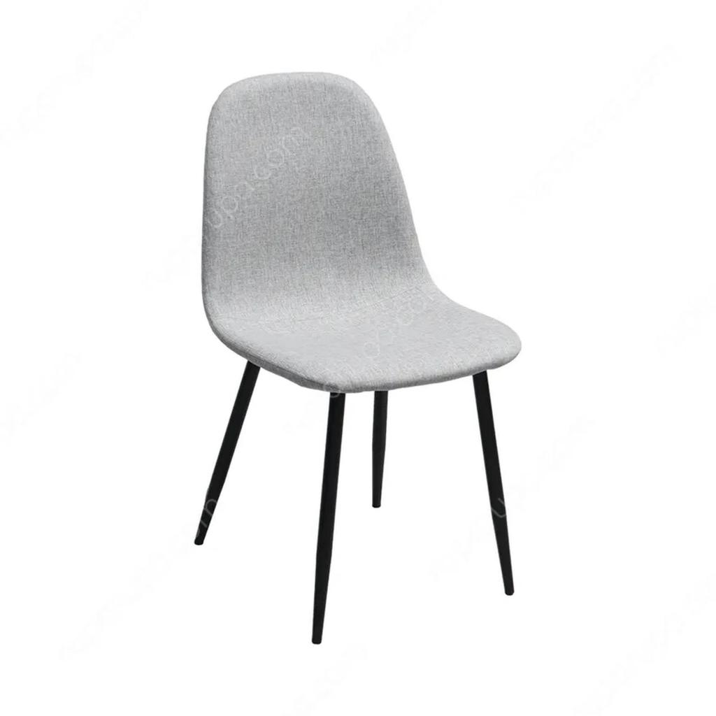 Kursi makan kaki besi informa warna light grey