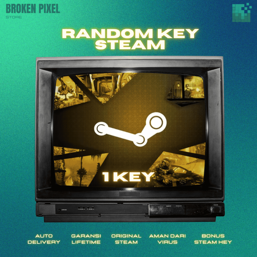 Random Key Steam / Game Steam / 1 Key Game PC Game Laptop GACHA Reguler / Steam Key Reguler