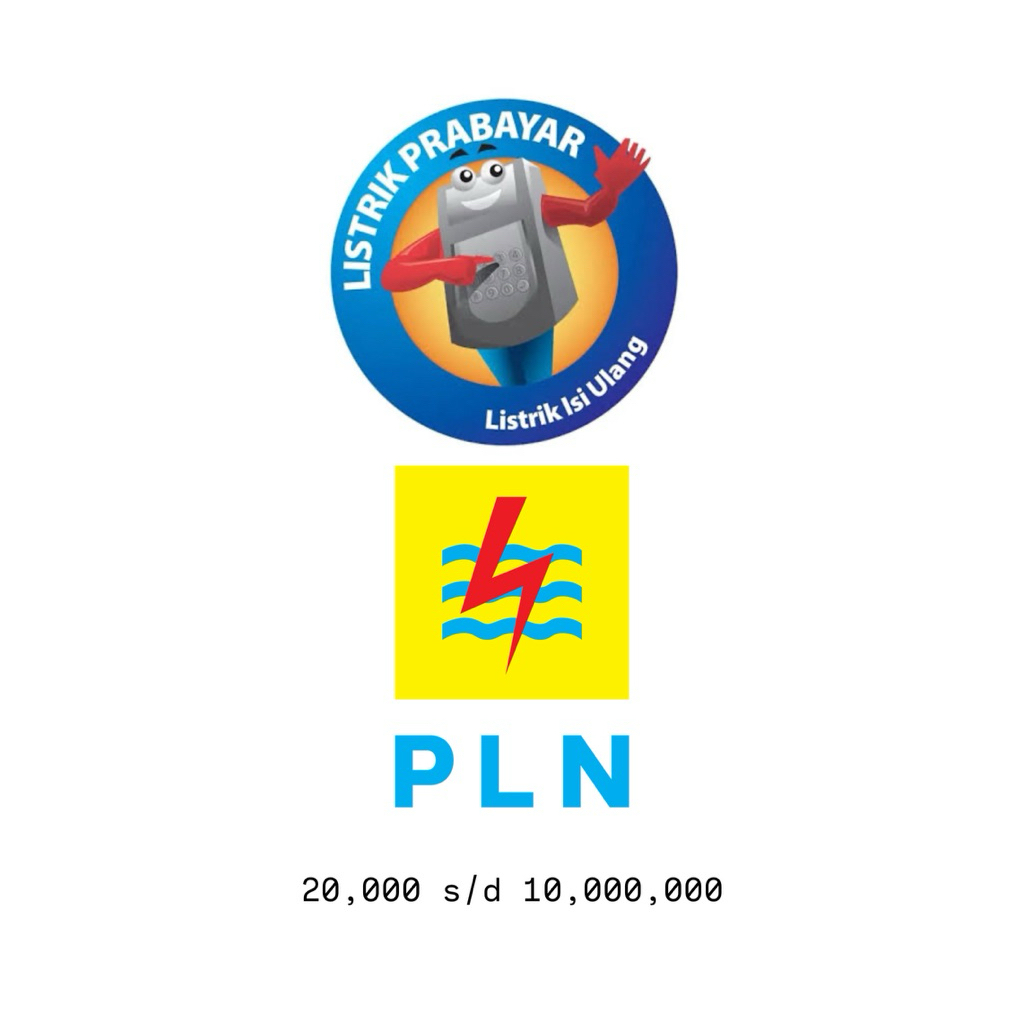 TOKEN ISI ULANG PLN 200.000 - 1.000.000