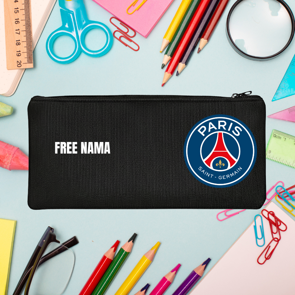 Free Nama Tempat Pensil Anak Laki-Laki Logo Team Sepak Bola France Ligue 1 2025 2026