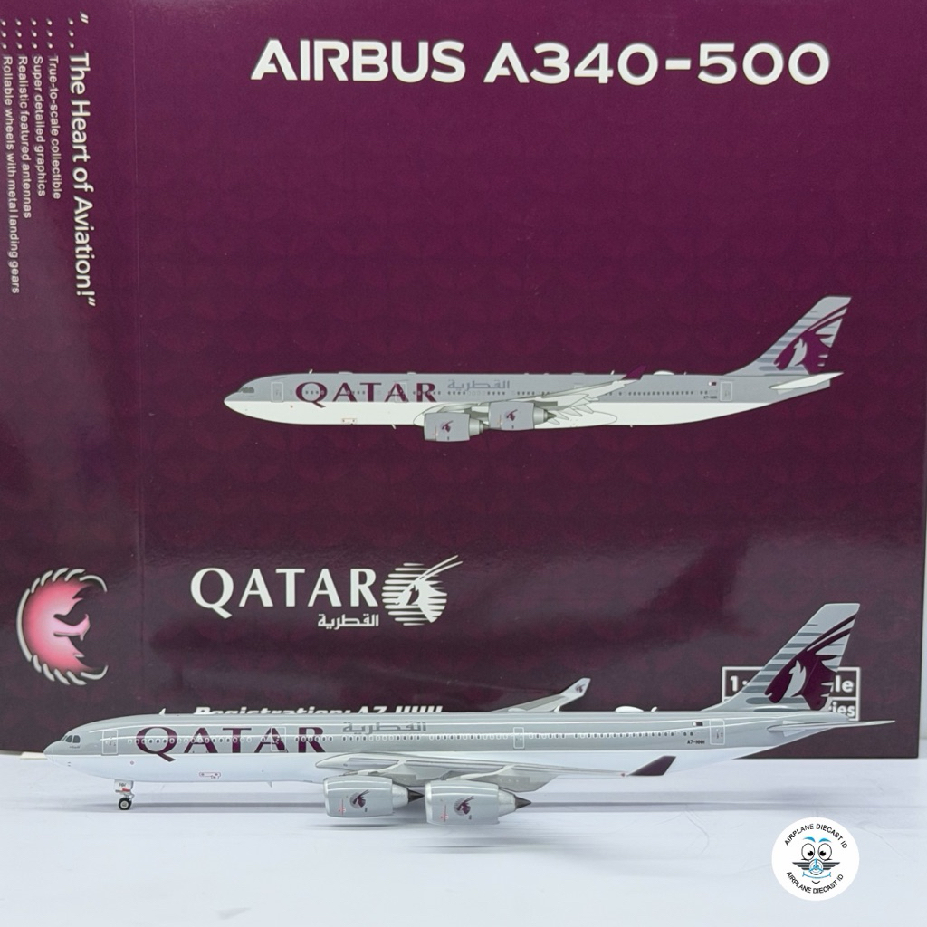 1/400 Qatar Airways Airbus A340-500 A7-HHH Phoenix Model 1:400 Scale