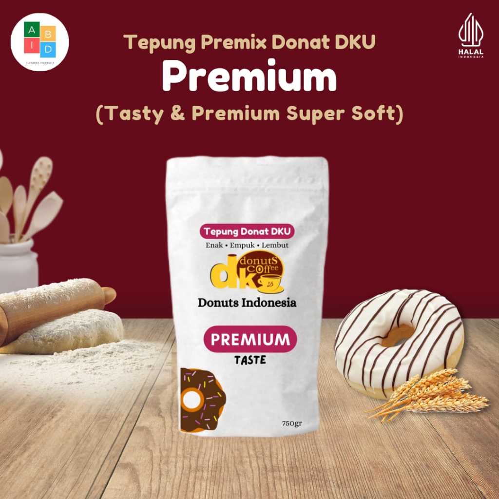 Tepung Premix Premiks Instant Donat DKU 750gr - Premium