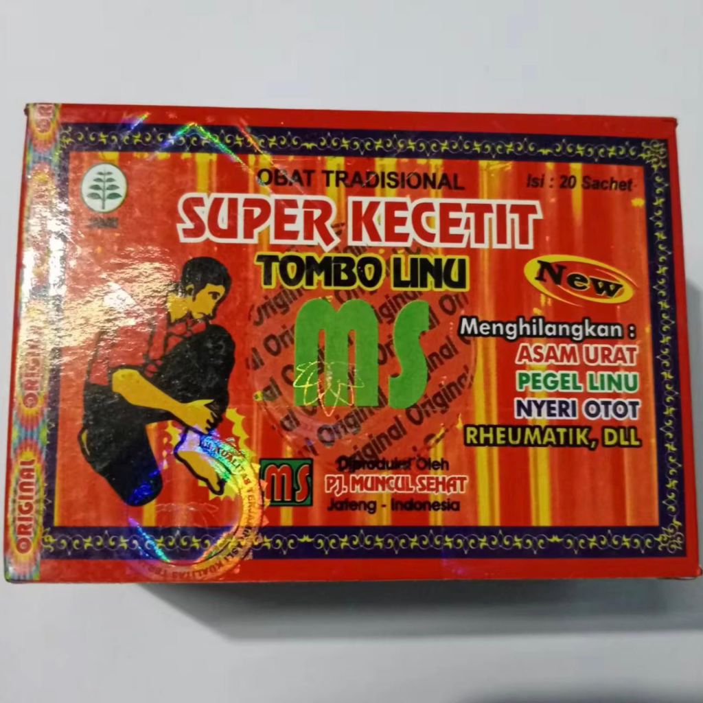 Super Kecetit Kotak | Asam Urat, Pegal Linu, Flu Tulang, dll