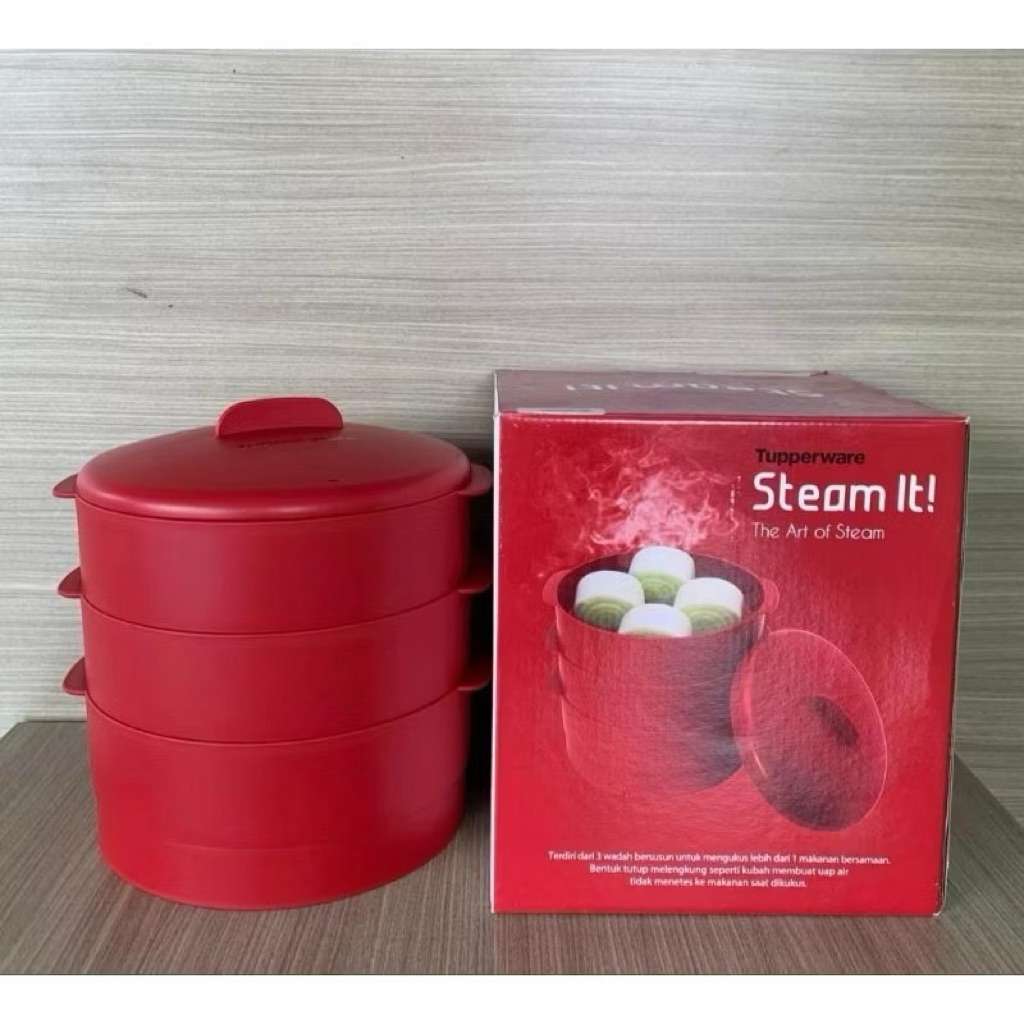 Kukusan Tupperware/SteamIt Tupperware 3 Susun