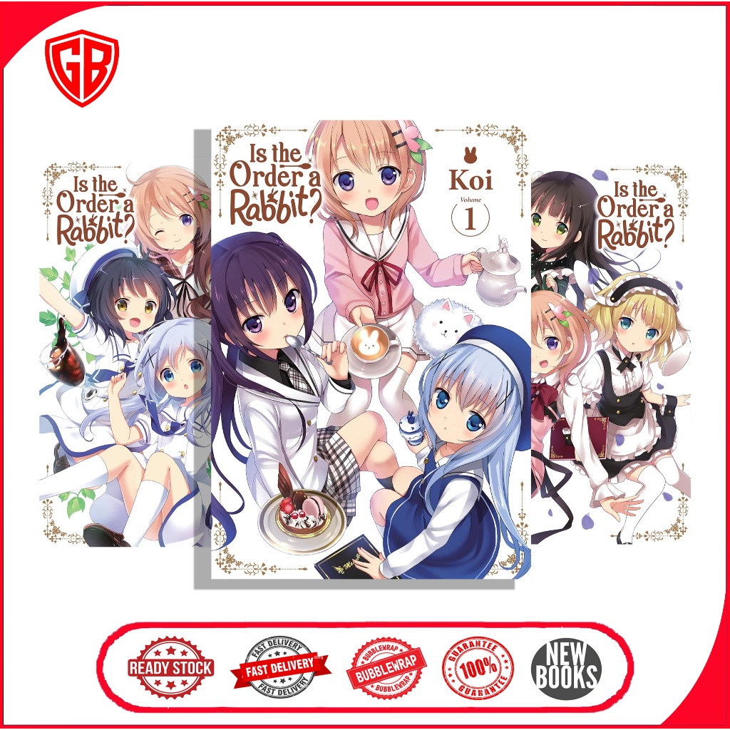 Manga Is the Order a Rabbit? 3 Book Series