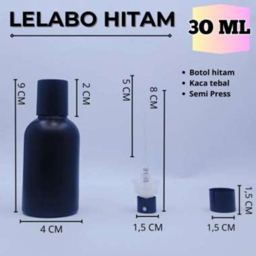 Botol Parfum Drat 30ml / Botol Parfum Kaca Drat 50ml / Botol Lelabo Drat Doff 30ml / Botol Pafum Kac