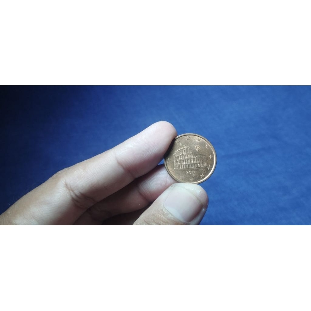 KOIN 5 CENT EURO NEGARA ITALI