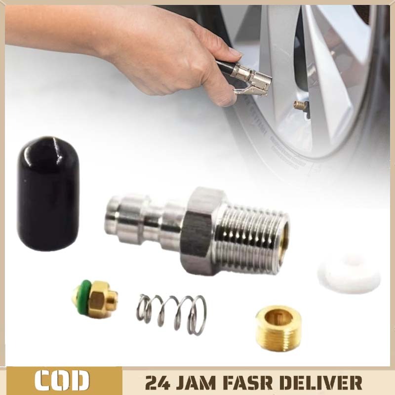 Kupler Pompa PCP Stainless Steel Impor Mini Coupler Pengisian Sparepart Charging Presisi dan Kuat