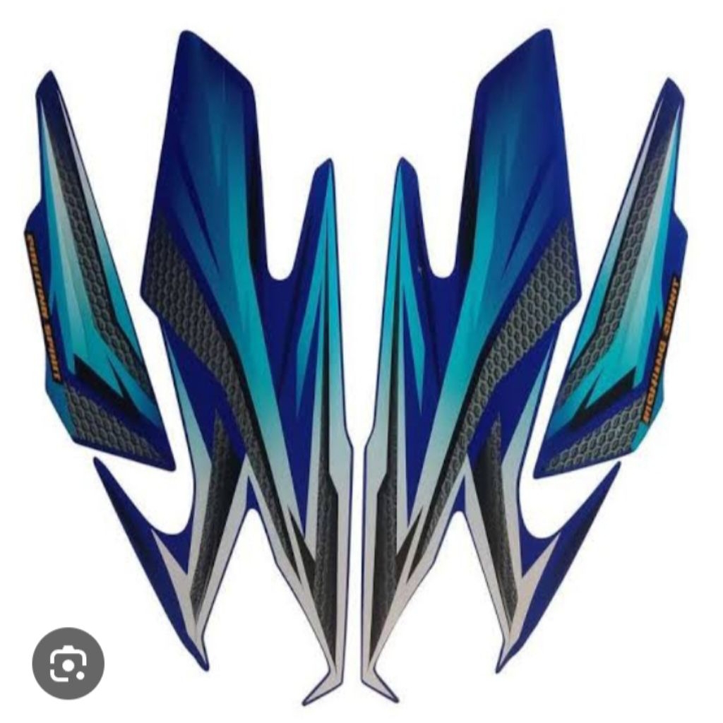 Striping/List RX king 2005 biru