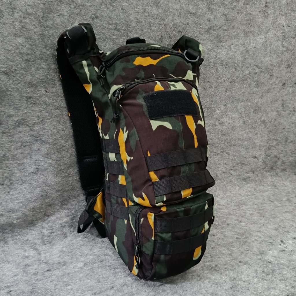 Tas Ransel Tactical Loreng Brimob / Tas Sepeda Loreng Brimob / Tas Camel Bag Loreng Brimob