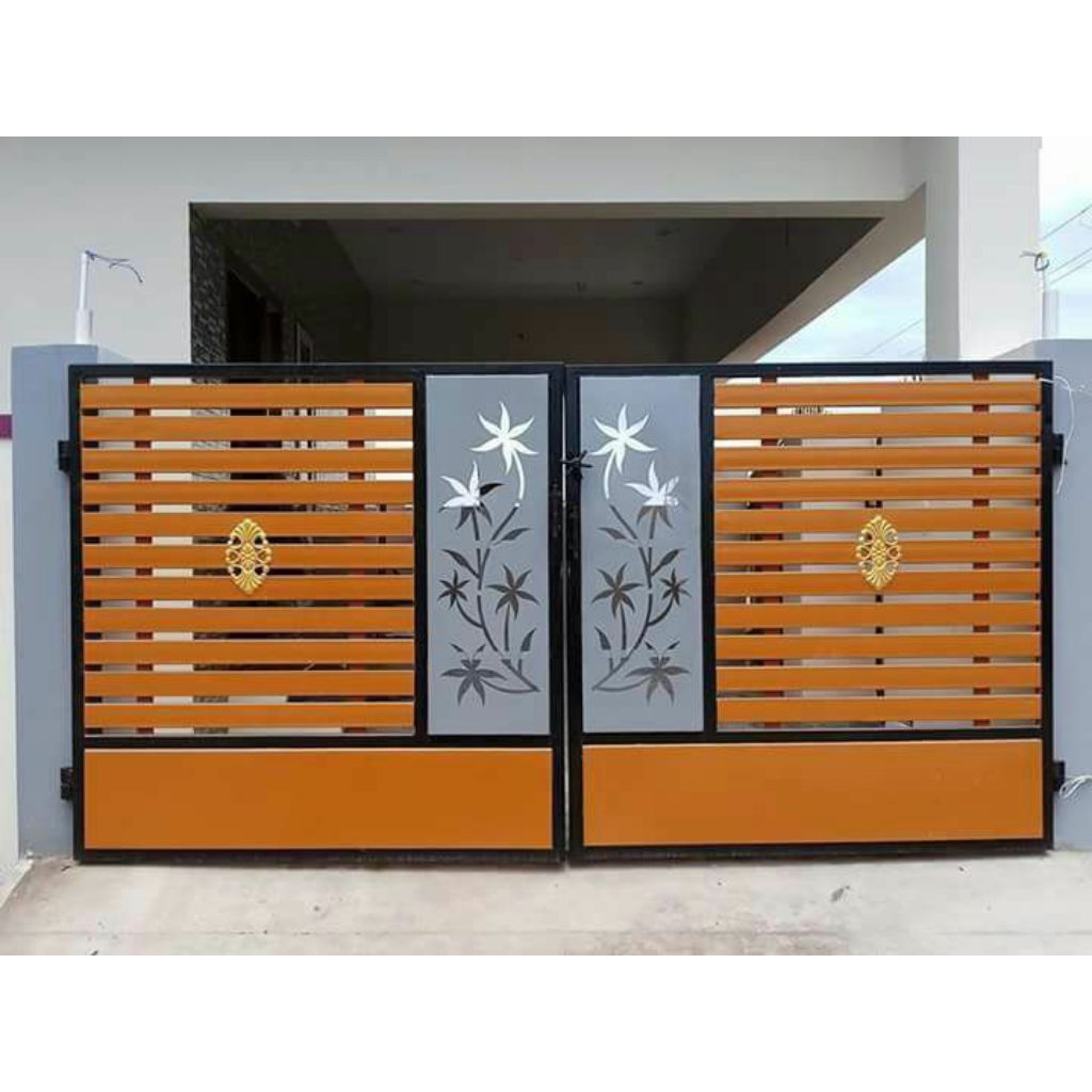 Pagar besi Plat Cutting  Minimalist