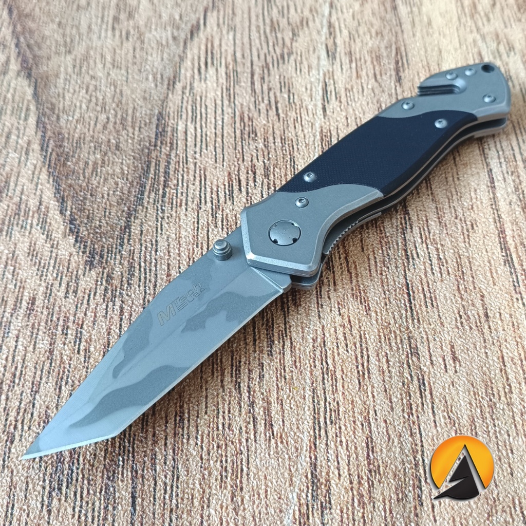 Pisau saku lipat traveling outdoor MTECH AT2