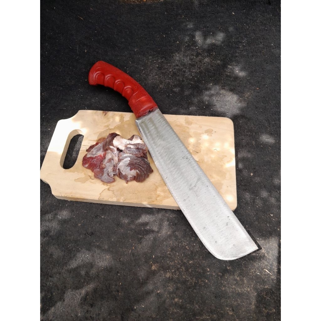 Pisau besar pisau pemotong dan cincang daging tajam siap pakai