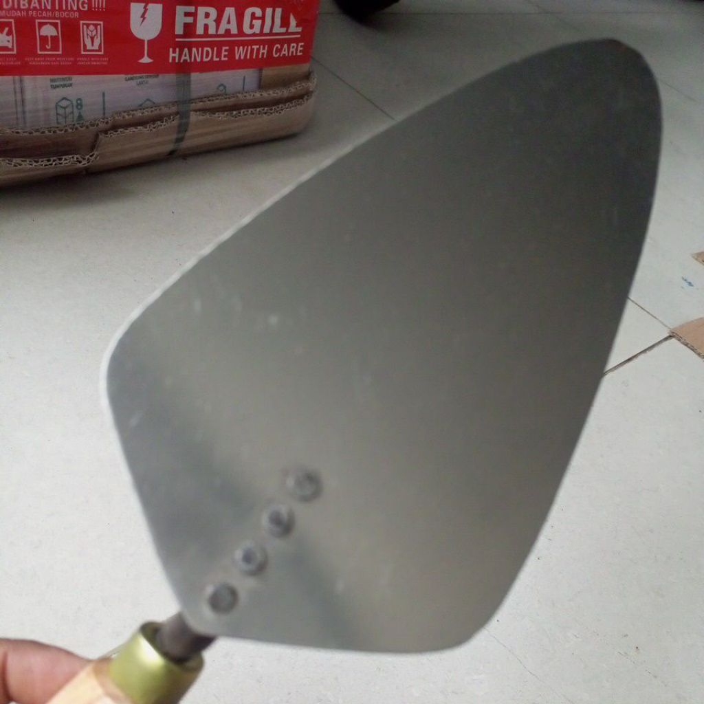 Sendok Semen Cetok Galur Asli Original Paku 4 Lancip Panjang 18 cm