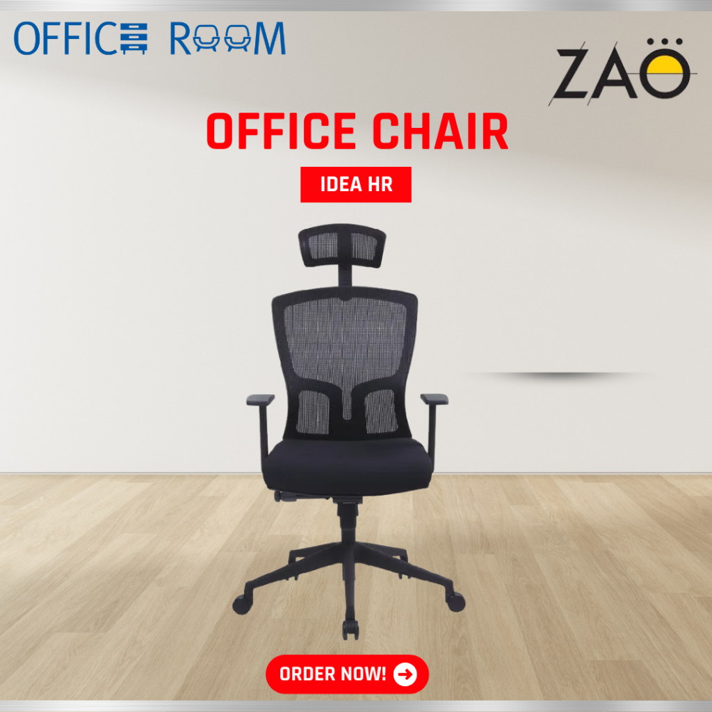Kursi Kantor / Kursi Kerja / Kursi Jaring Sandar Kepala / Kursi Manager / Kursi ZAO IDEA HR