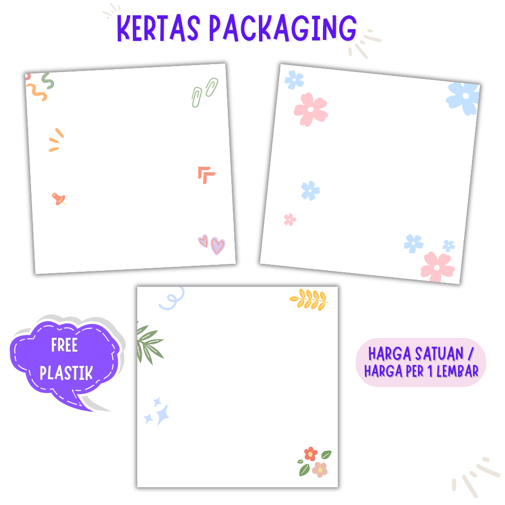 KERTAS PACKING ACCESSORIES | KERTAS PACKING AKSESORIES | KERTAS PACKING OLSHOP | KERTAS PACKING JEPI