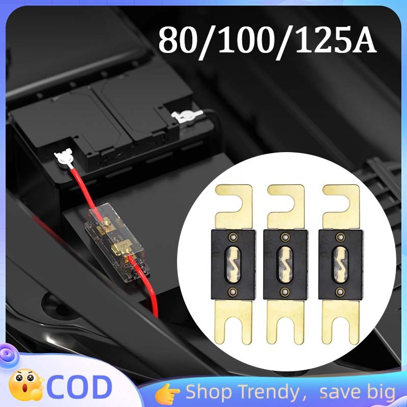 Sekring Anl Fuse Anl 80/100/125 A Sekering Audio Mobil Audio Mobil Gold Plated Fuse Sekring