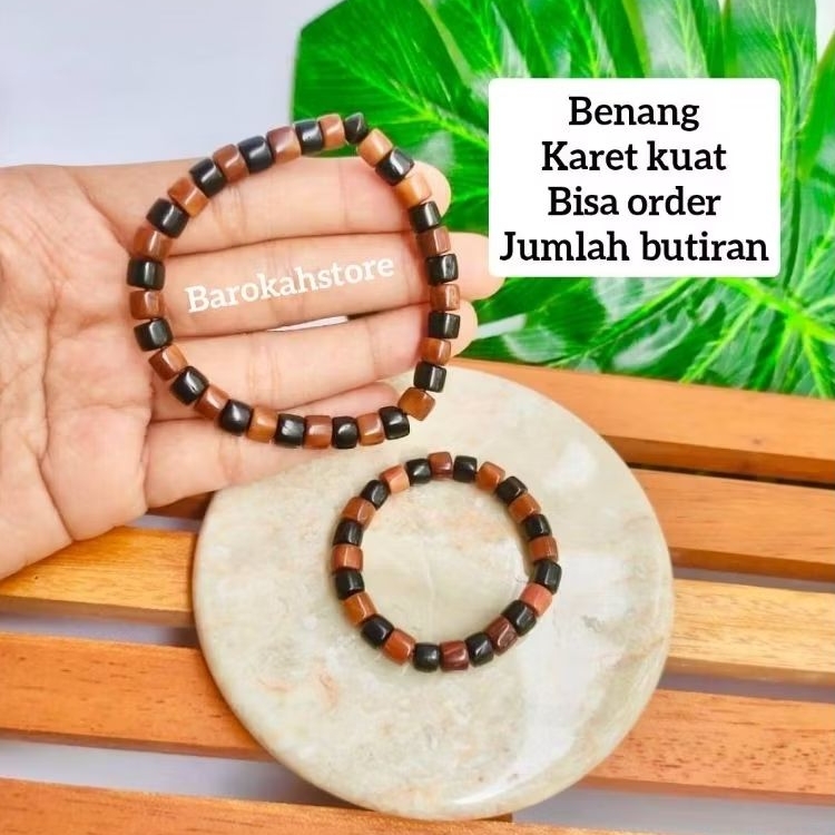 Gelang benang karet marjan kokka kombinasi bisa pesan isi jumlah butiran kaukah quality premium asli