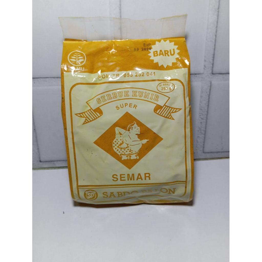 serbuk kunir/ kunir bubuk/kunyit bubuk sabdo palon 250gr