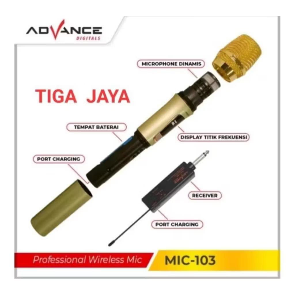 Advance Mic Wireless 103 Mik Wireless Advance 103
