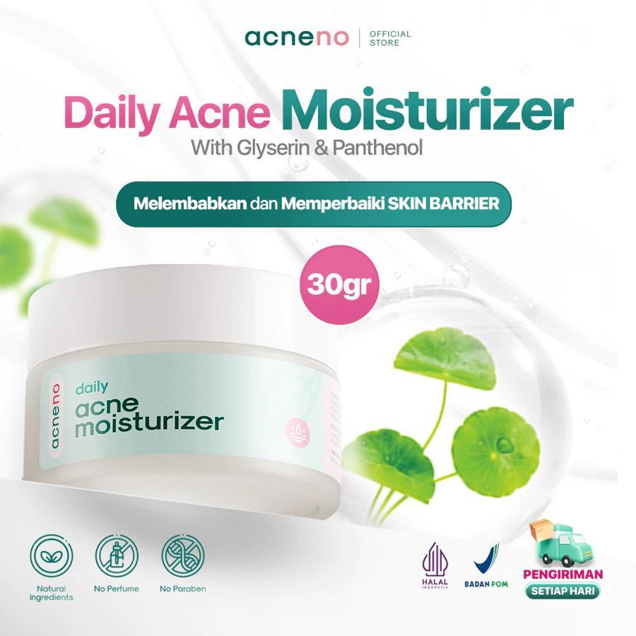[NEW] Acneno Daily Acne Moisturizer 30gr | Melembabkan & Perbaiki Skin Barrier | Original BPOM