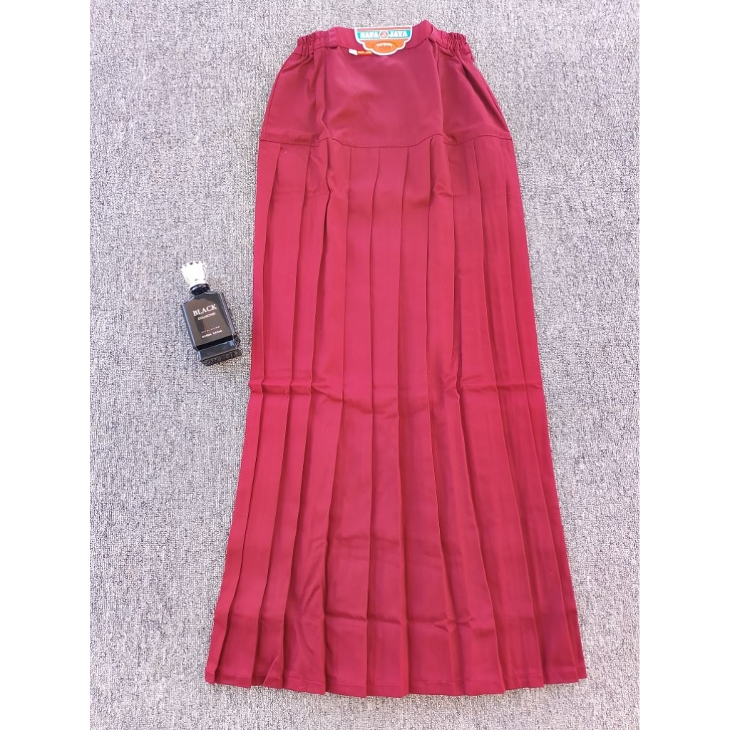 ROK PANJANG TURUN PINGGANG REMPEL untuk SD,SMP/SMA/SMK