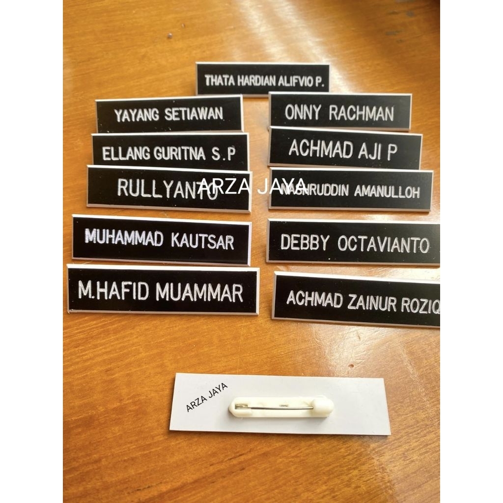 name tag pns/nama pdh pns kemiti cop magnet