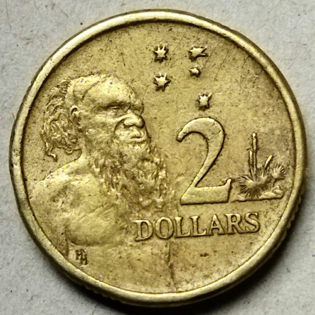 Koin 2 dollars 1988 Elizabeth II