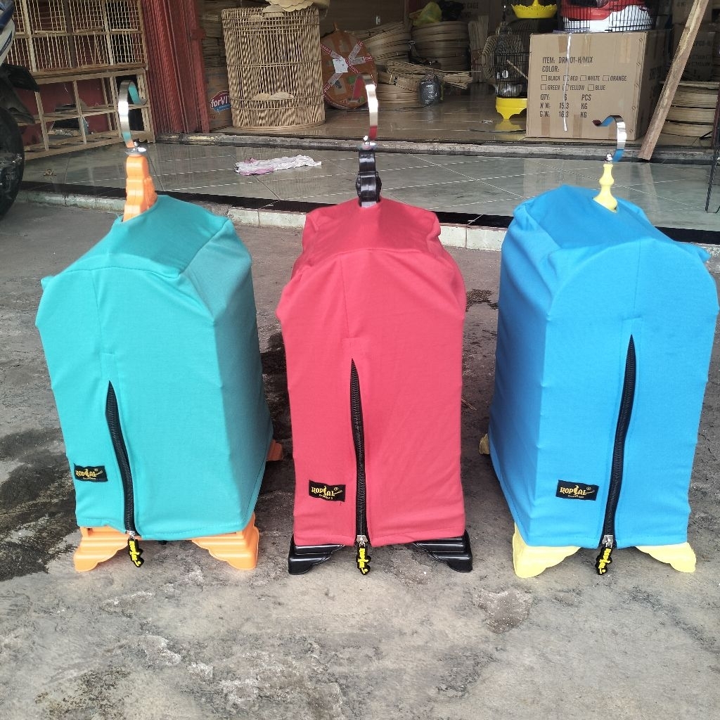 KRODONG SANGKAR KOTAK BESI BURCIL UKURAN 22X27X60 SM 20X30X60 KERODONG BAHAN KAOS MERK KOPRAL EKONOM