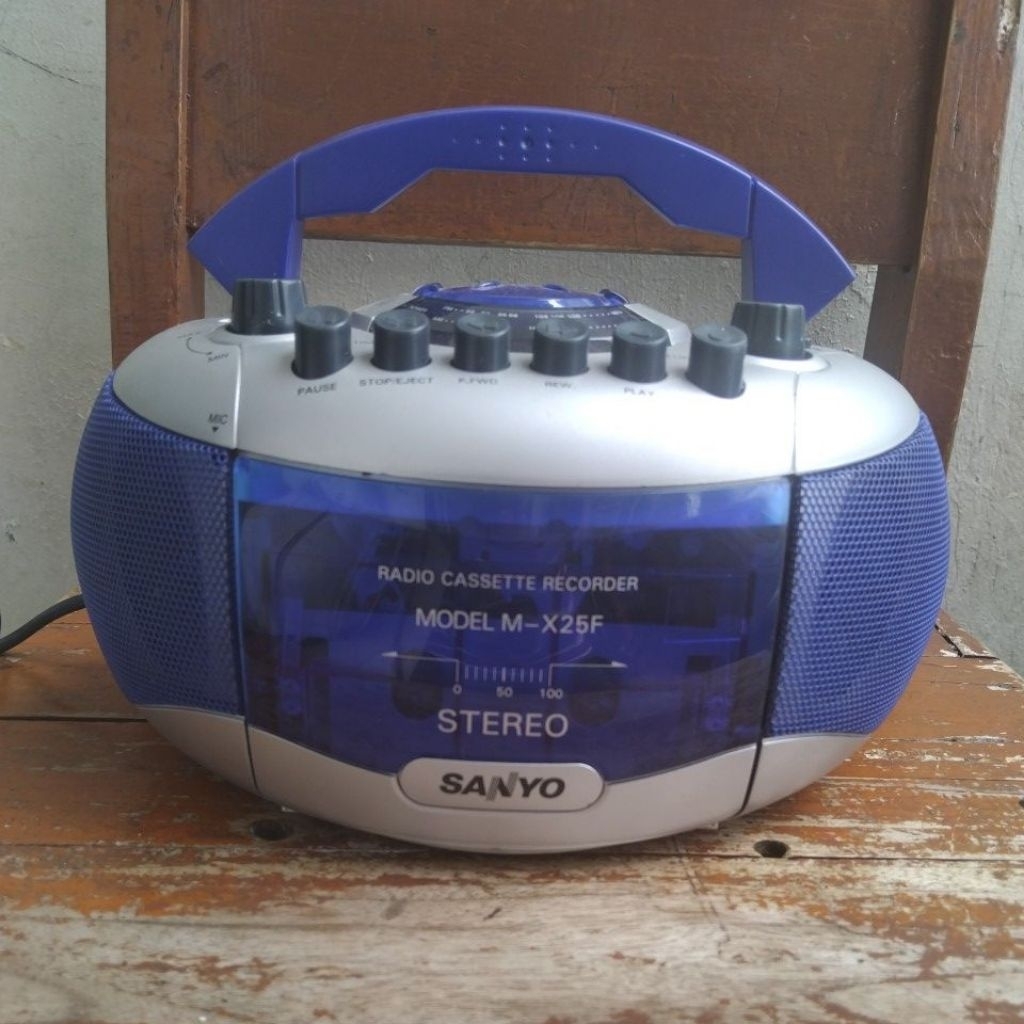 RADIO TAPE COMPO SANYO M-X25F JADUL
