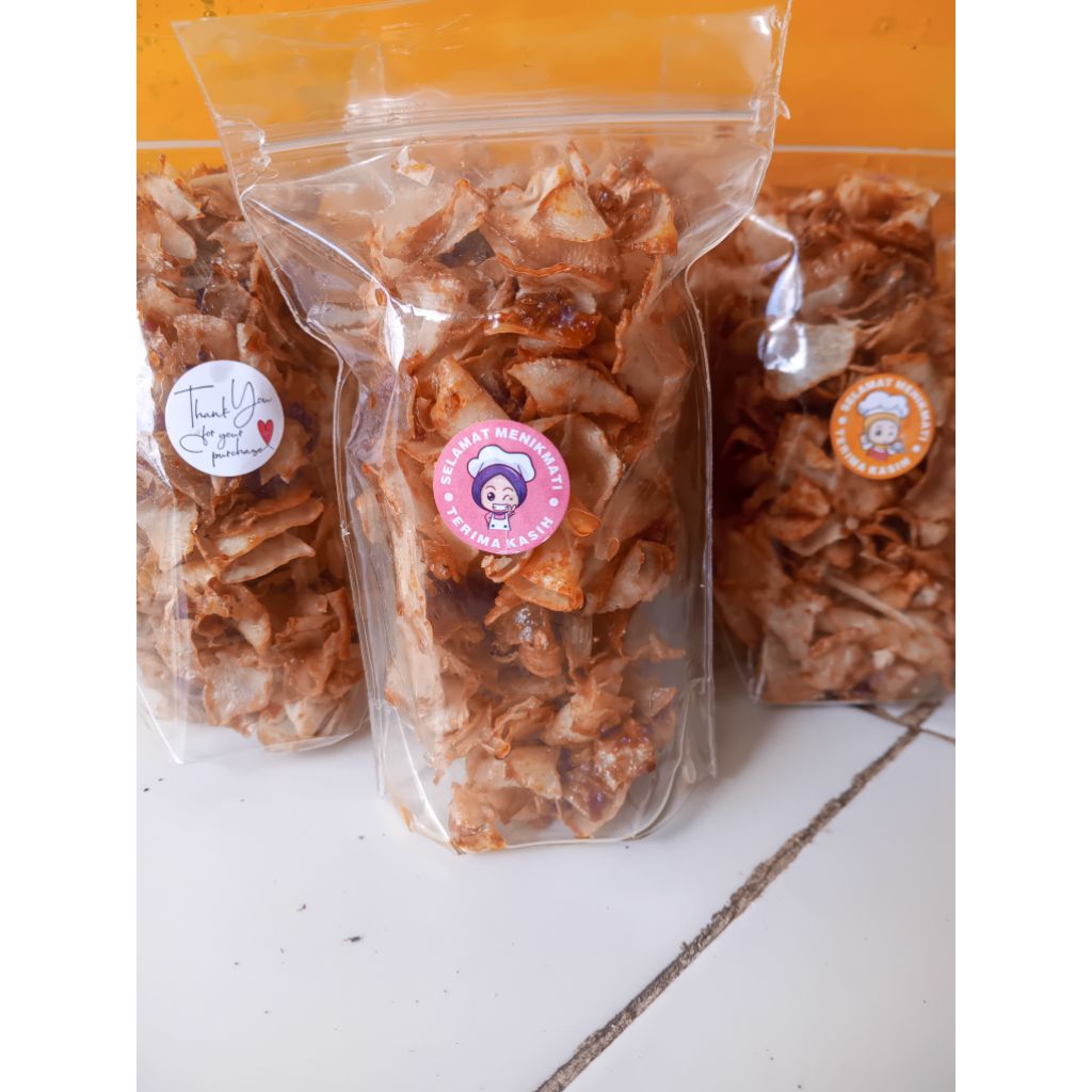 keripik singkong pedas manis 500 gram
