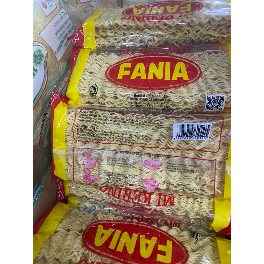 Mie Kering / Mi Telur / Mie Telur / Mie Telur cap Pohon Kopi 160gr