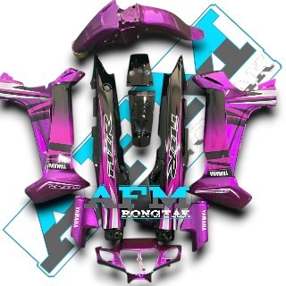 PROMO Full set Body halus yamaha Fiz r Fiz R fiz r FIZ R FIZ R  warna ungu Magenta faforit