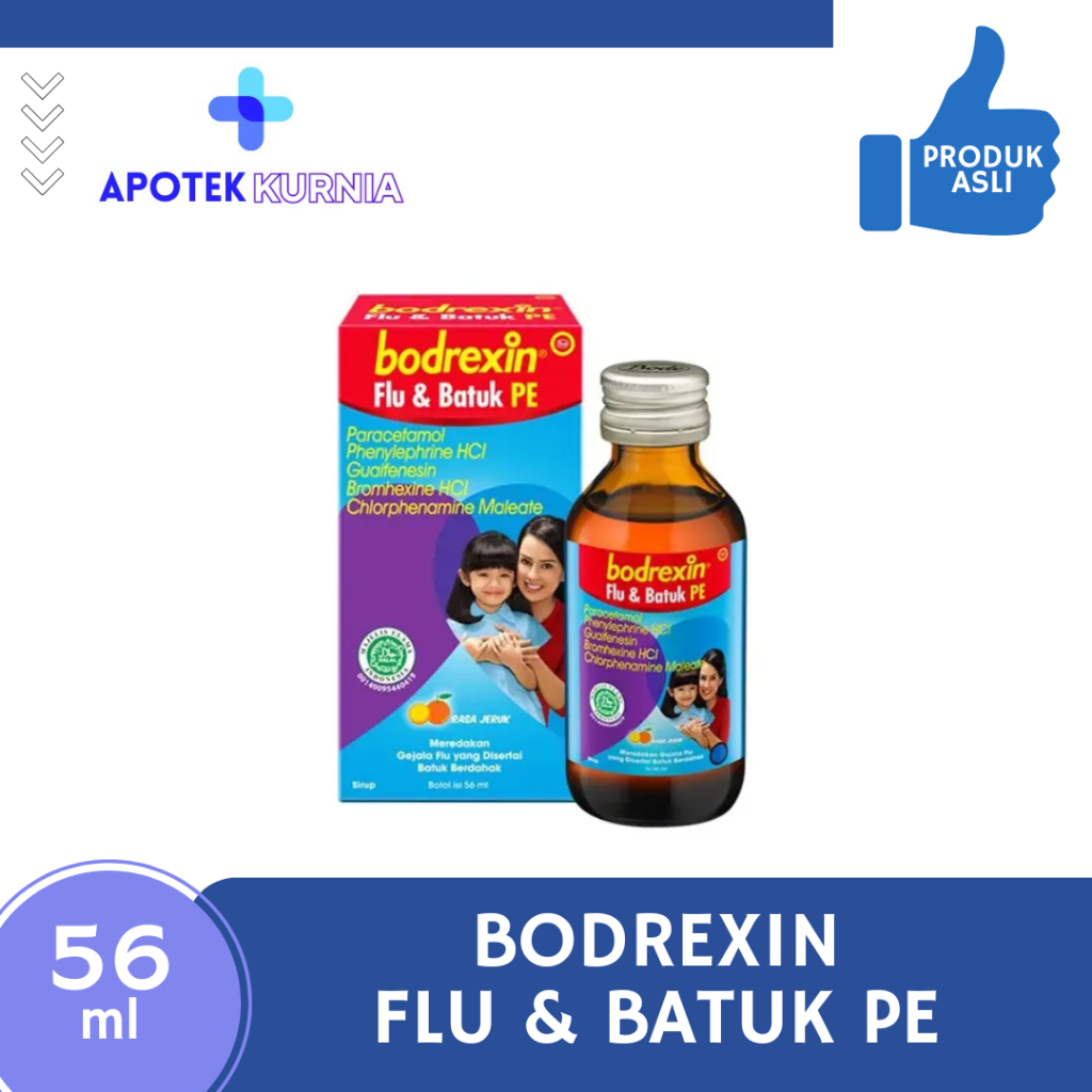 Bodrexin Flu Dan Batuk Sirup 56ml Untuk Gejala Flu