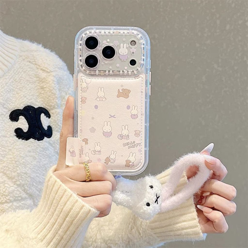 [Pre-order] Lilac Rabbit Puffer case iphone 13/14/15/16/17 case