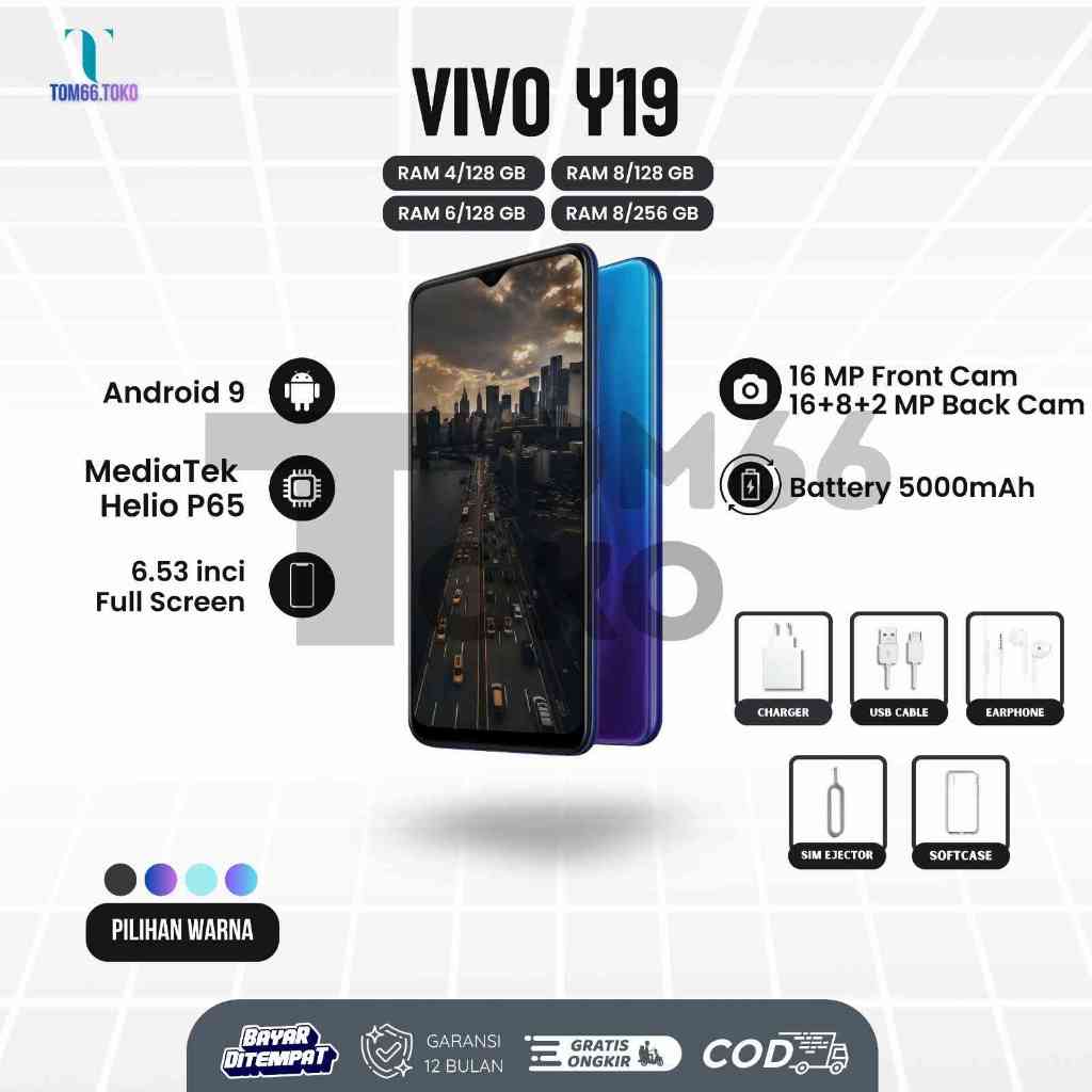 HP VIVO Y19 RAM 8/256 Garansi Toko Termurah