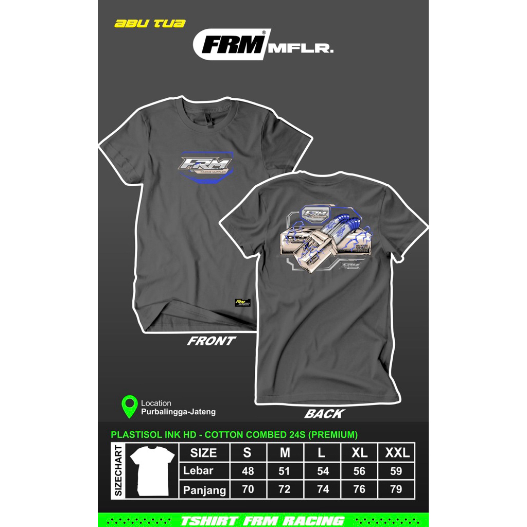 Kaos FRM Muffler Versi Terbaru
