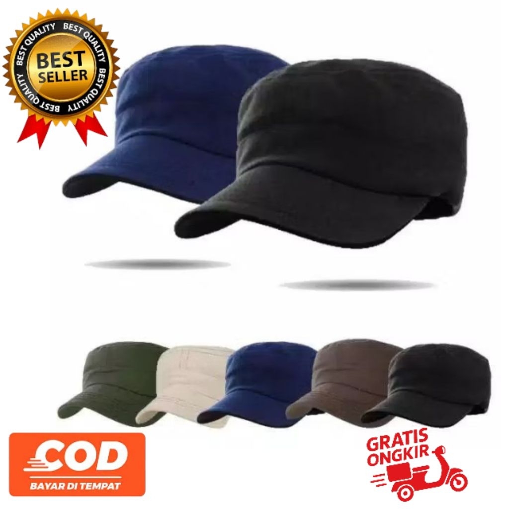 Topi komando pria dewasa