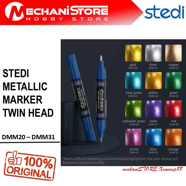 STEDI Metallic Color Marker (Water Based)  Alternatif Spidol Akrilik DSPIAE Doloha Hobby Mio MrHobby
