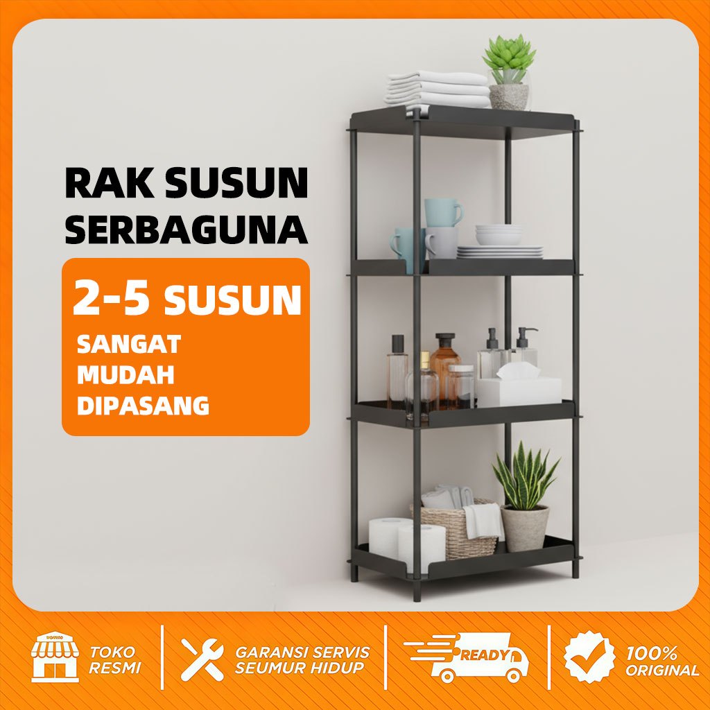 Rak Display Serbaguna 3 Susun, Bisa untuk Meja TV Tempat Speaker & Dekorasi, Rak Rakitan Sendiri di 