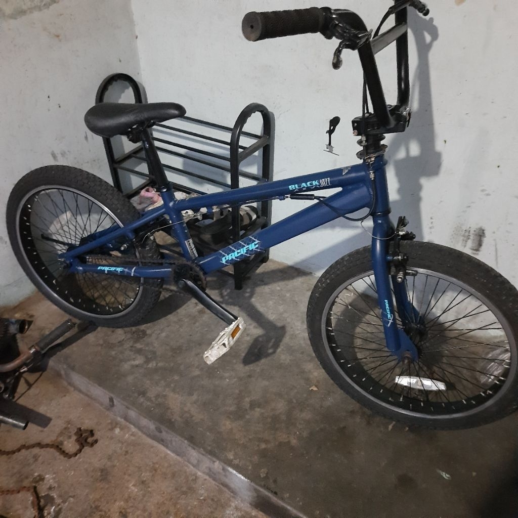 sepeda bmx pacific black jazz alloy rotor original