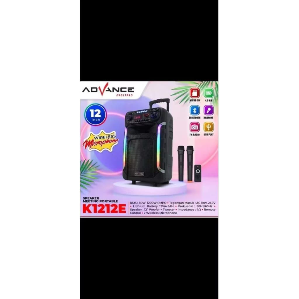 speaker portable wireless meeting advance speaker bluetooth advance k1212e k 1212 e k-1212e