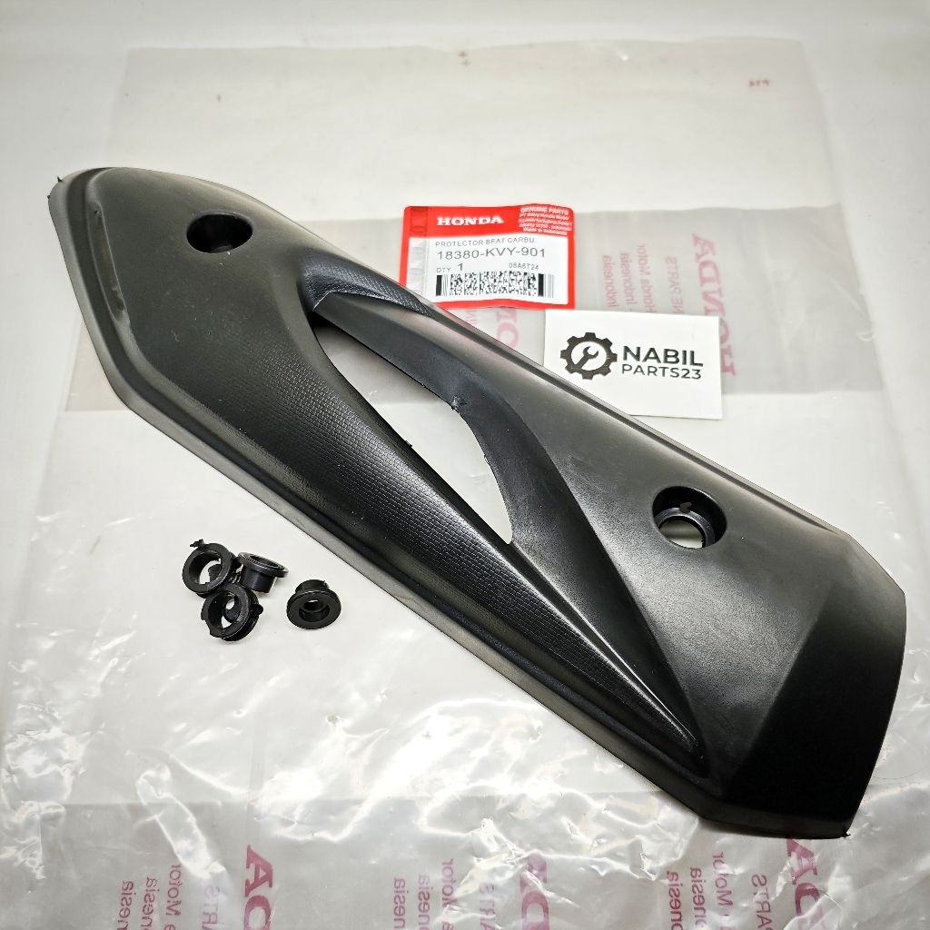 TAMENG KNALPOT KVY TUTUP NALPOT HONDA BEAT KARBU SCOOPY KARBU SPACY KARBU ORI