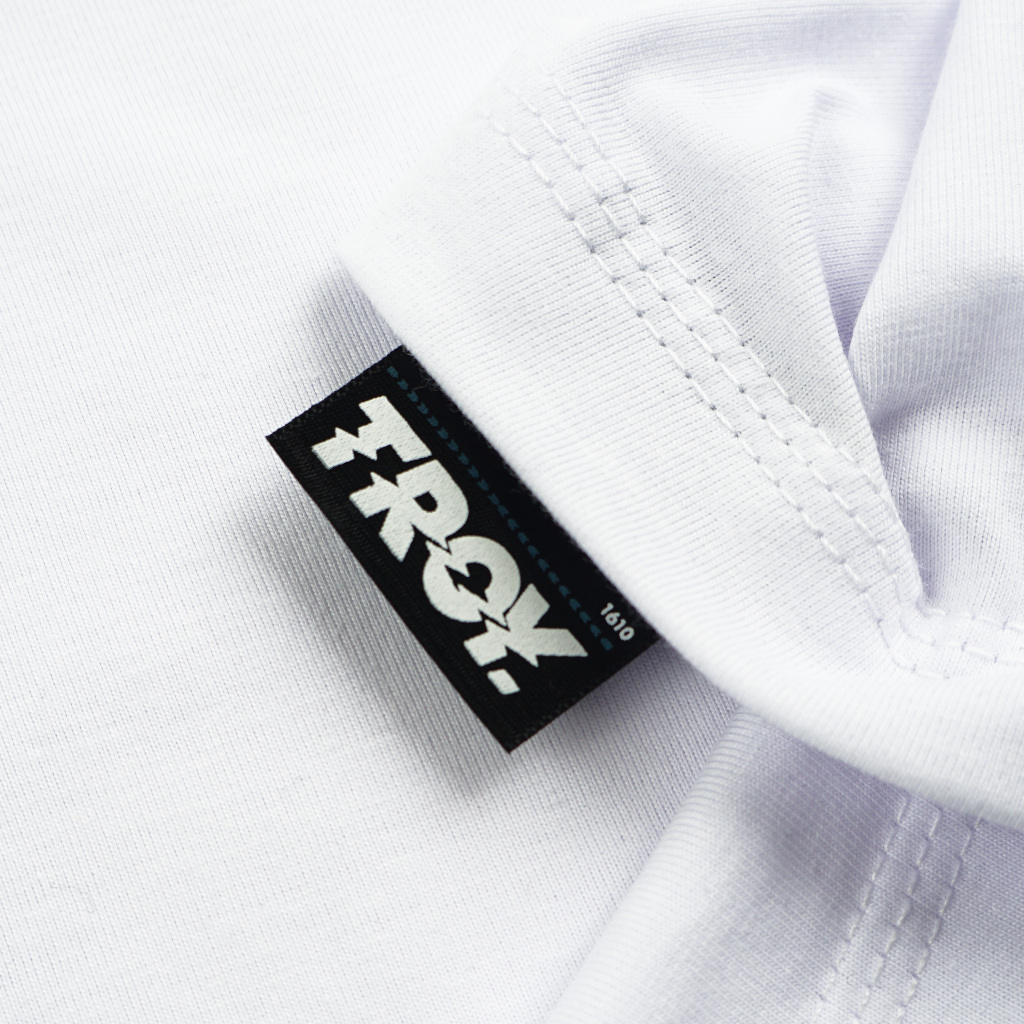 Troy Company Double Sleeve Longsleeve White Stripe Artist - Kaos Lengan Panjang Kaos Putih Stripe DSD 3426