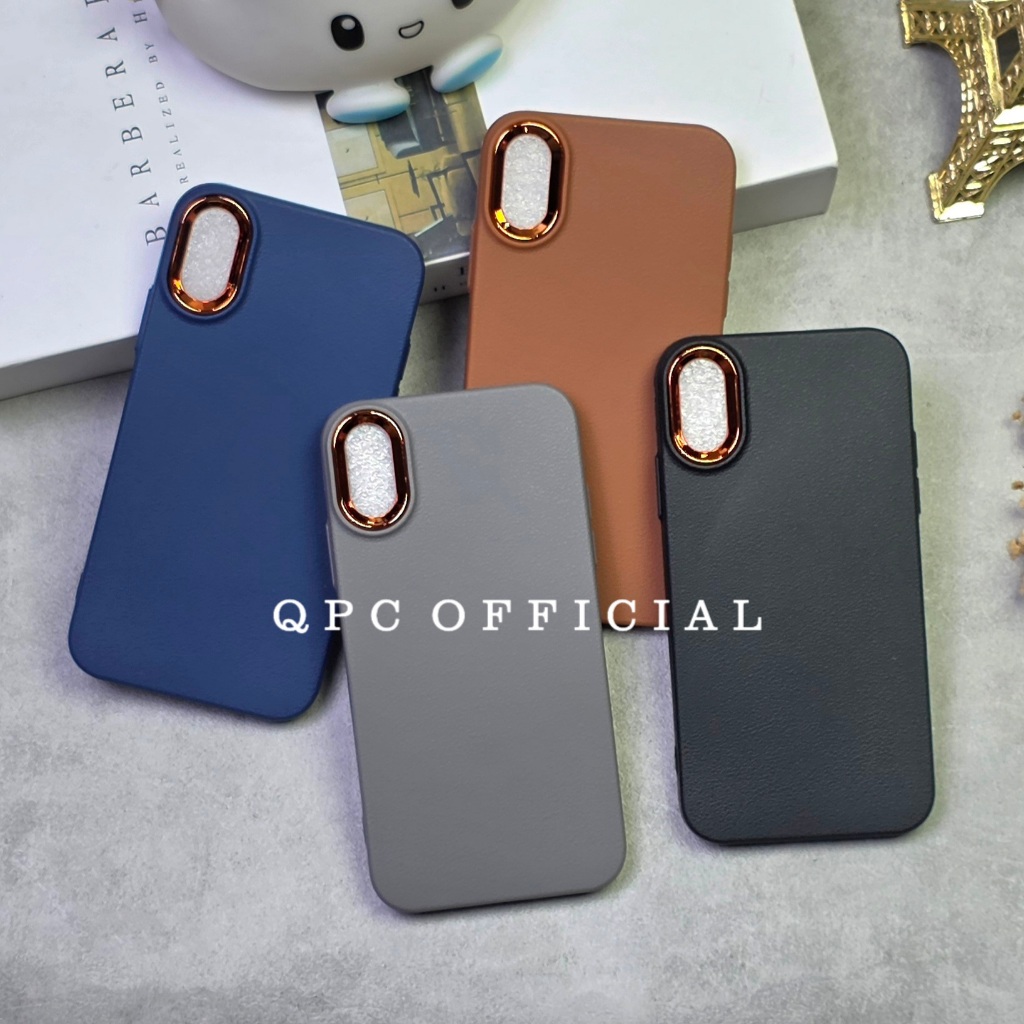 Case Leather Pro Kamera List Crom Case Iphone X Iphone XS Iphone XR Iphone XS Max